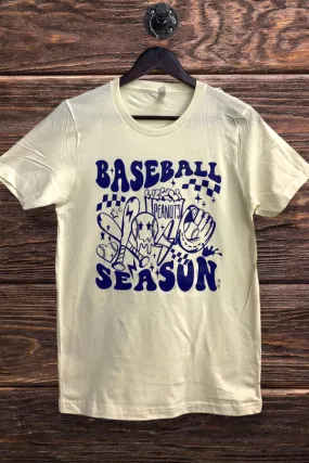 BC DTF BASEBALL SEASON - CREAM