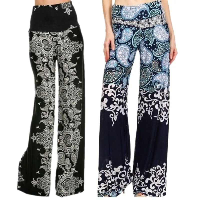 Beautifully Patterned Boho Inspired Palazzo Pants