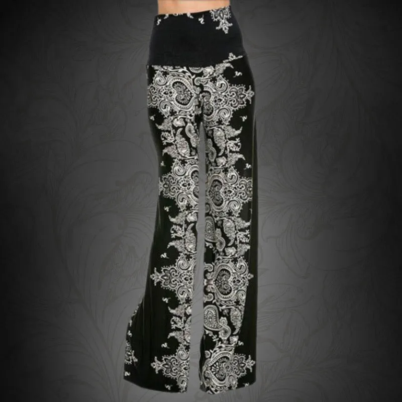 Beautifully Patterned Boho Inspired Palazzo Pants