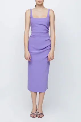 Bec and Bridge Karina Tuck Midi Dress Grape