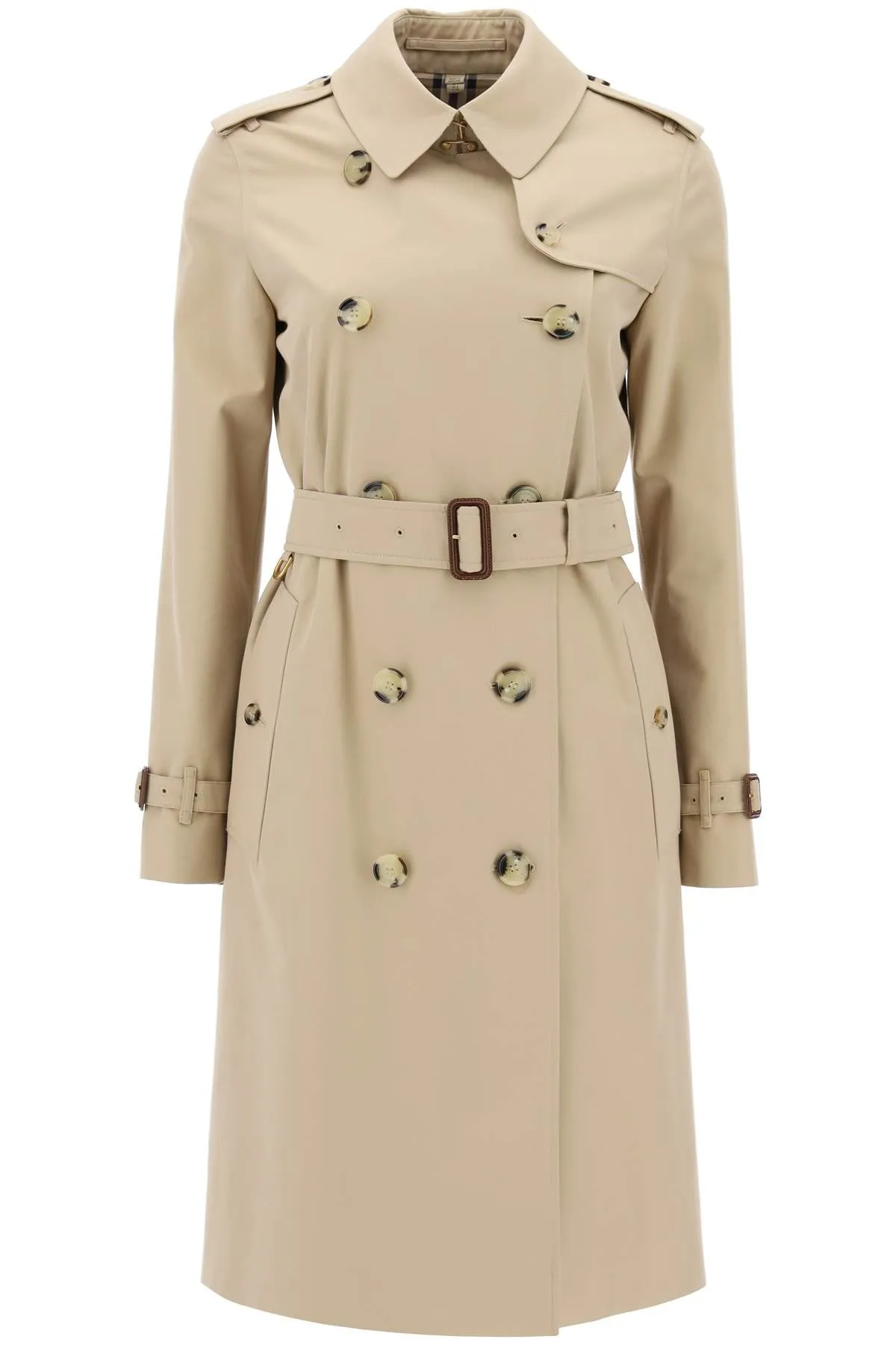 Burberry Mid-Length Kensington Heritage Trench Coat