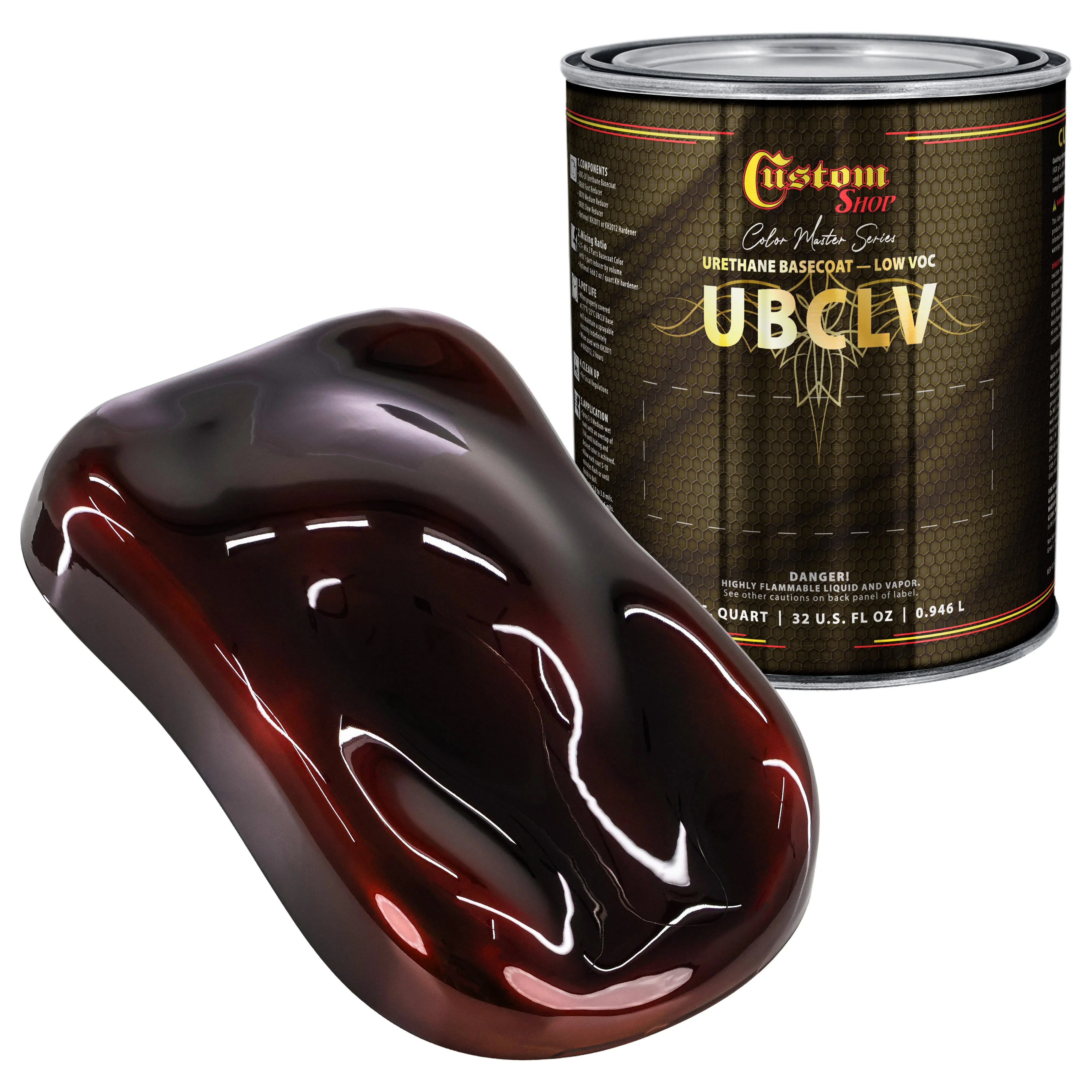 Custom Shop UCB Urethane Ultra Candy Basecoat - Rootbeer Candy Basecoat- Quart