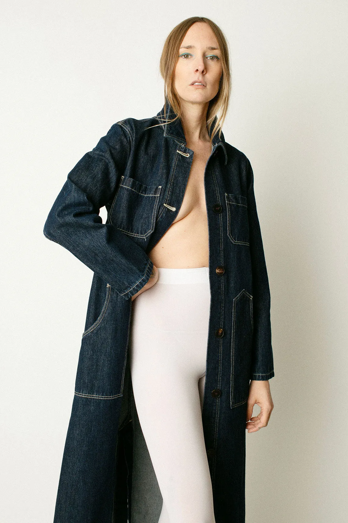 Denim Bijou Trench