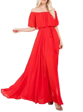 Devon Maxi Dress Red