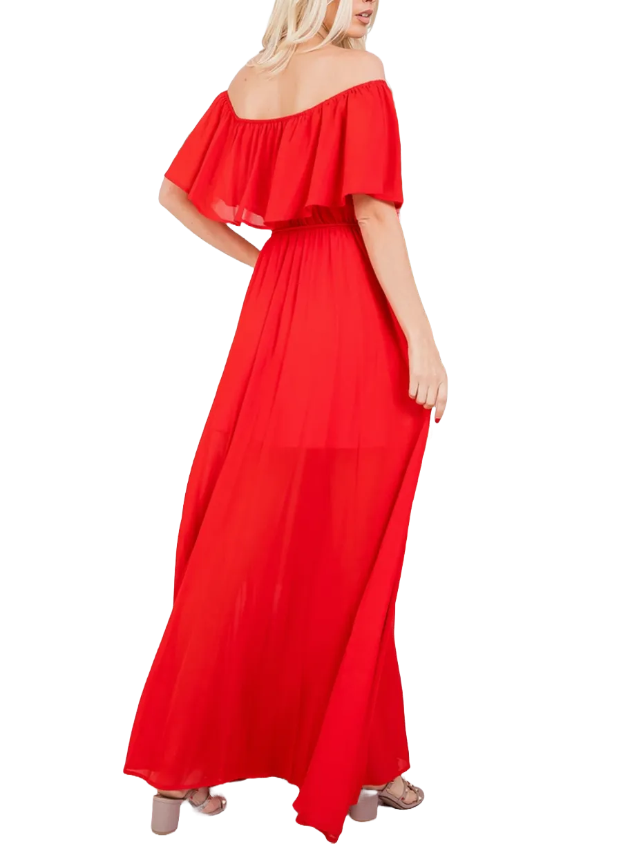 Devon Maxi Dress Red