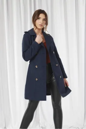 Double Second Fitted Trench Coat