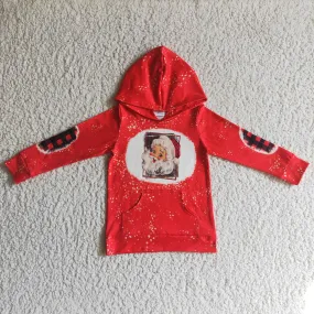 girls Christmas red Hoodies tops GT0052