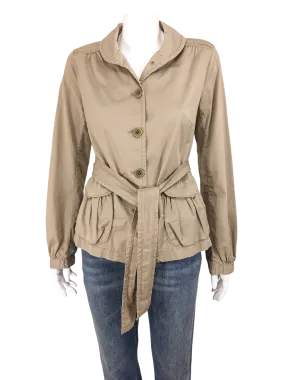 J. Crew, Women's Belted Cotton Jacket, Size 6