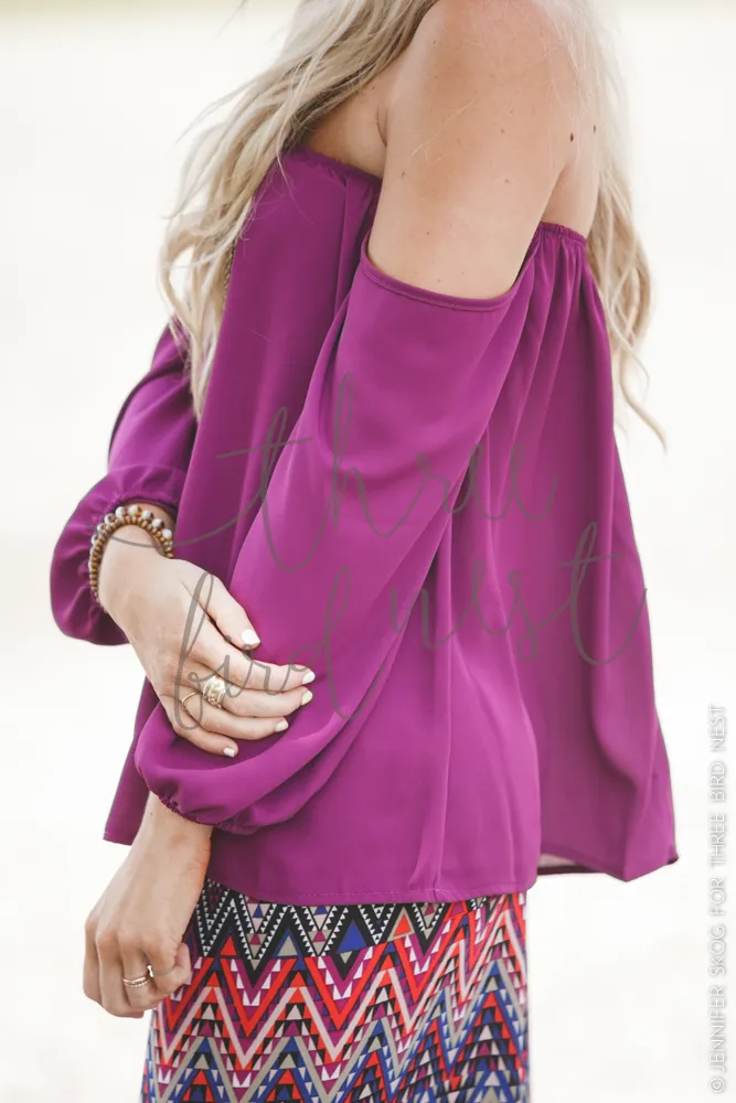 Jewel's Gypsy Blouse - Magenta nicE HT HT_Mar_10_02