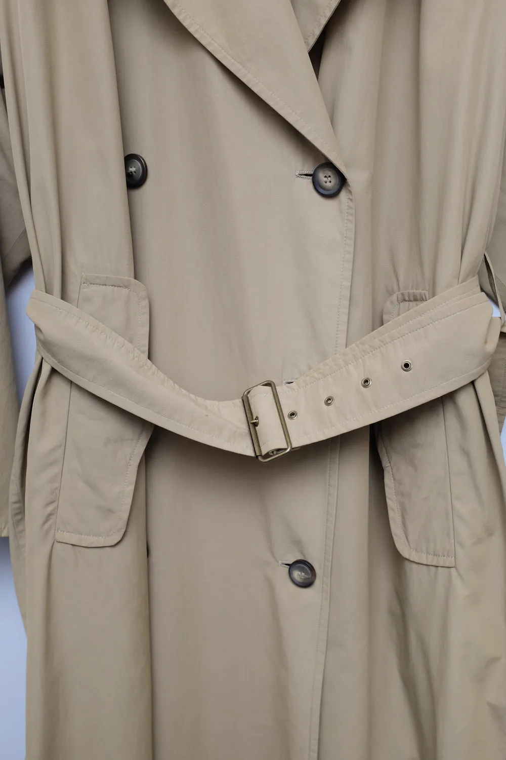 JIL SANDER CLASSY BEIGE VINTAGE TRENCH COAT