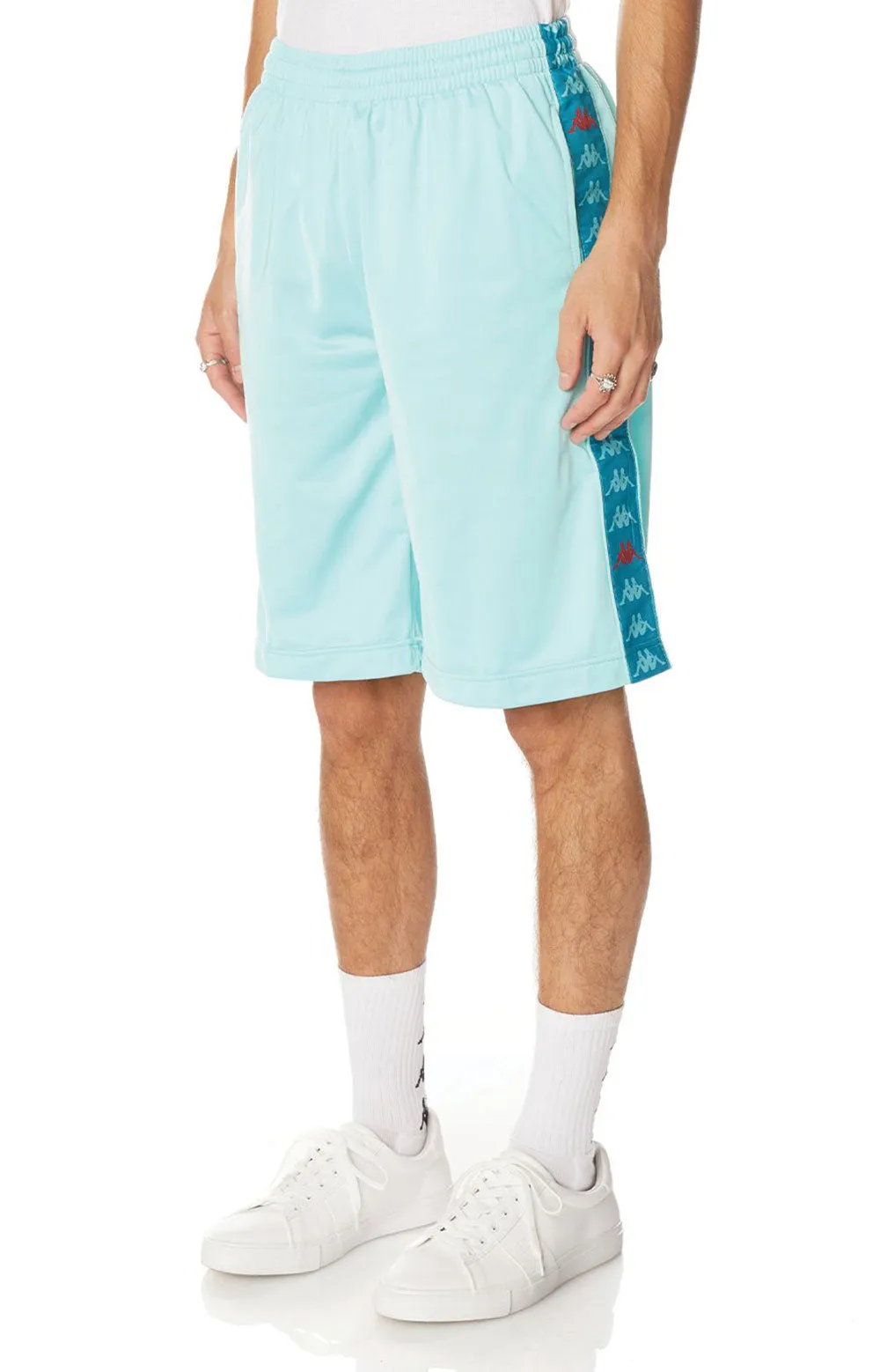 Kappa 222 Banda Treadwellz Men's Shorts - Green Water