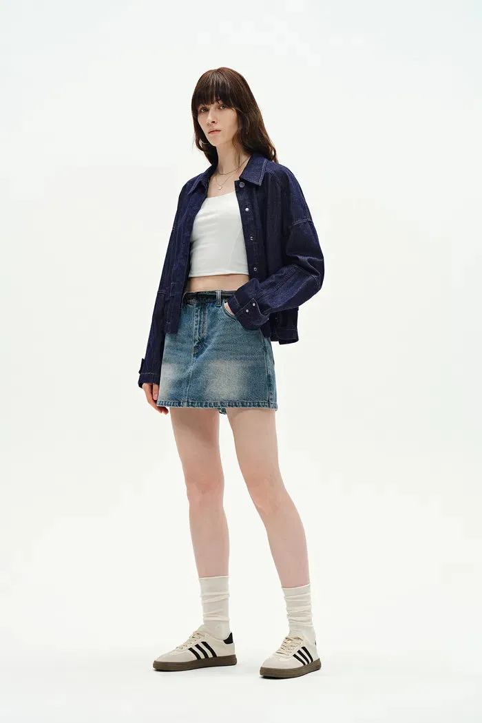 Karlie Jacket in Silk-Modal Denim