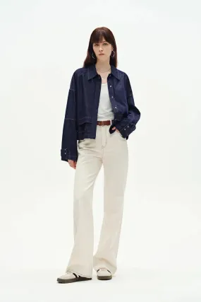 Karlie Jacket in Silk-Modal Denim