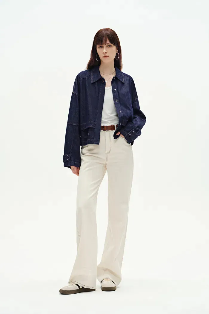 Karlie Jacket in Silk-Modal Denim