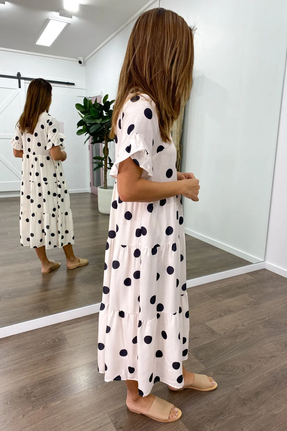 Michelle Midi Print Dress