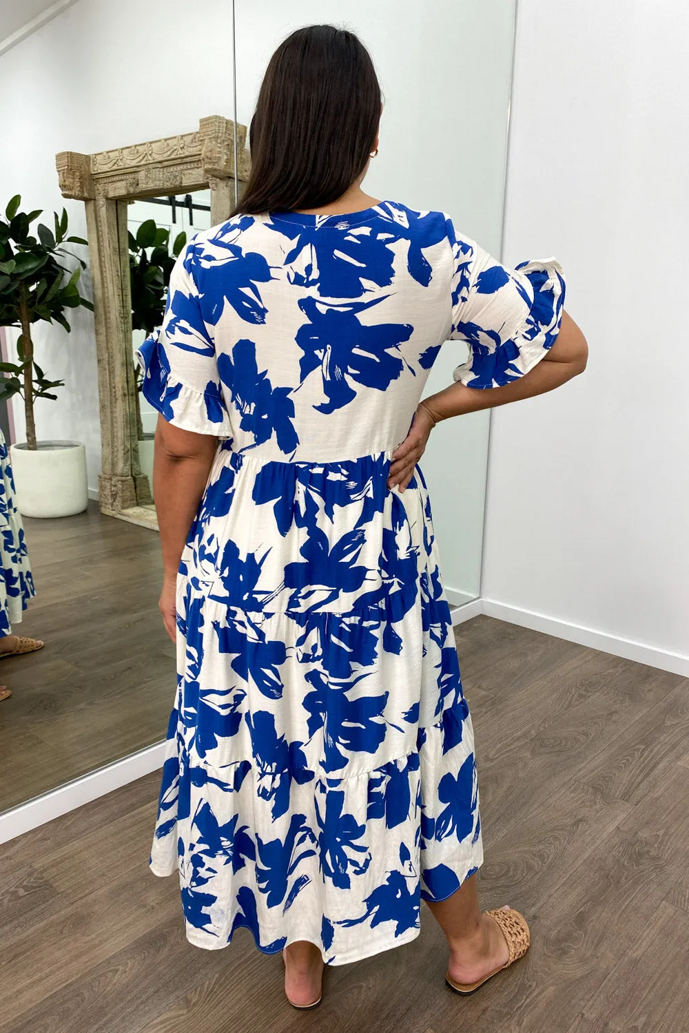 Michelle Midi Print Dress