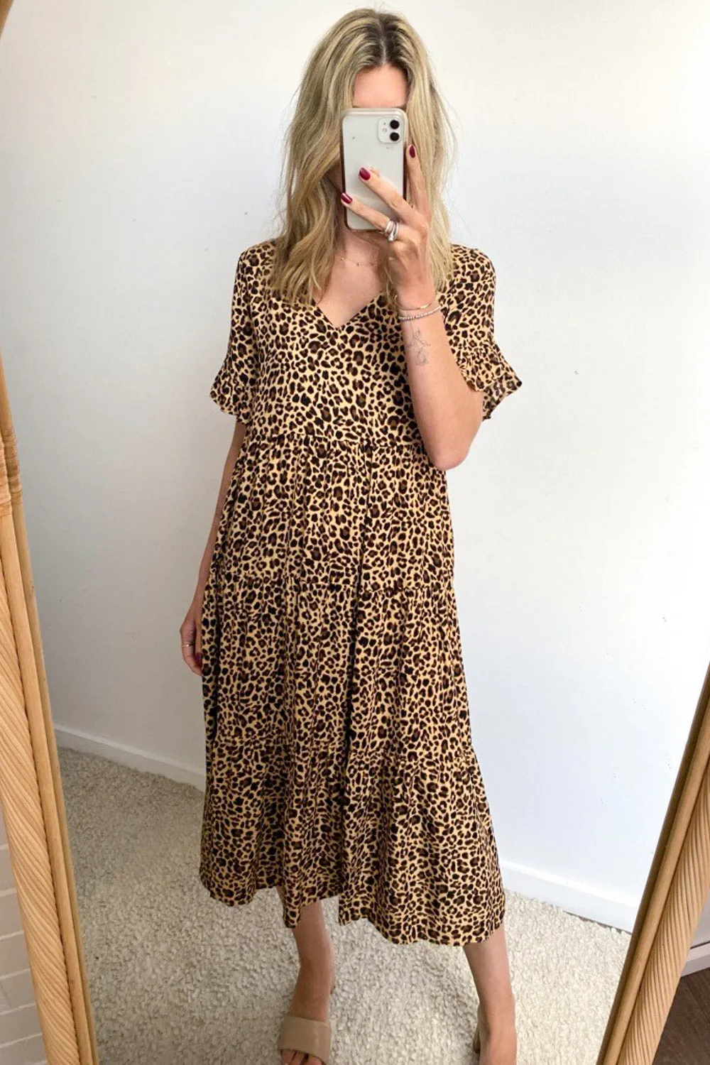 Michelle Midi Print Dress