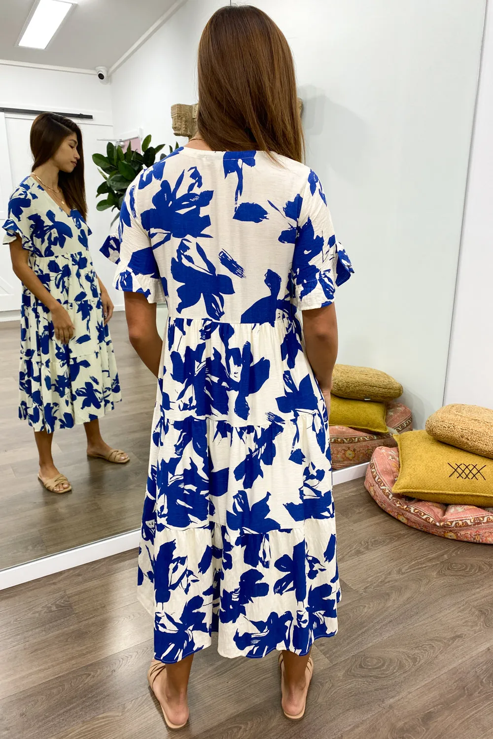 Michelle Midi Print Dress