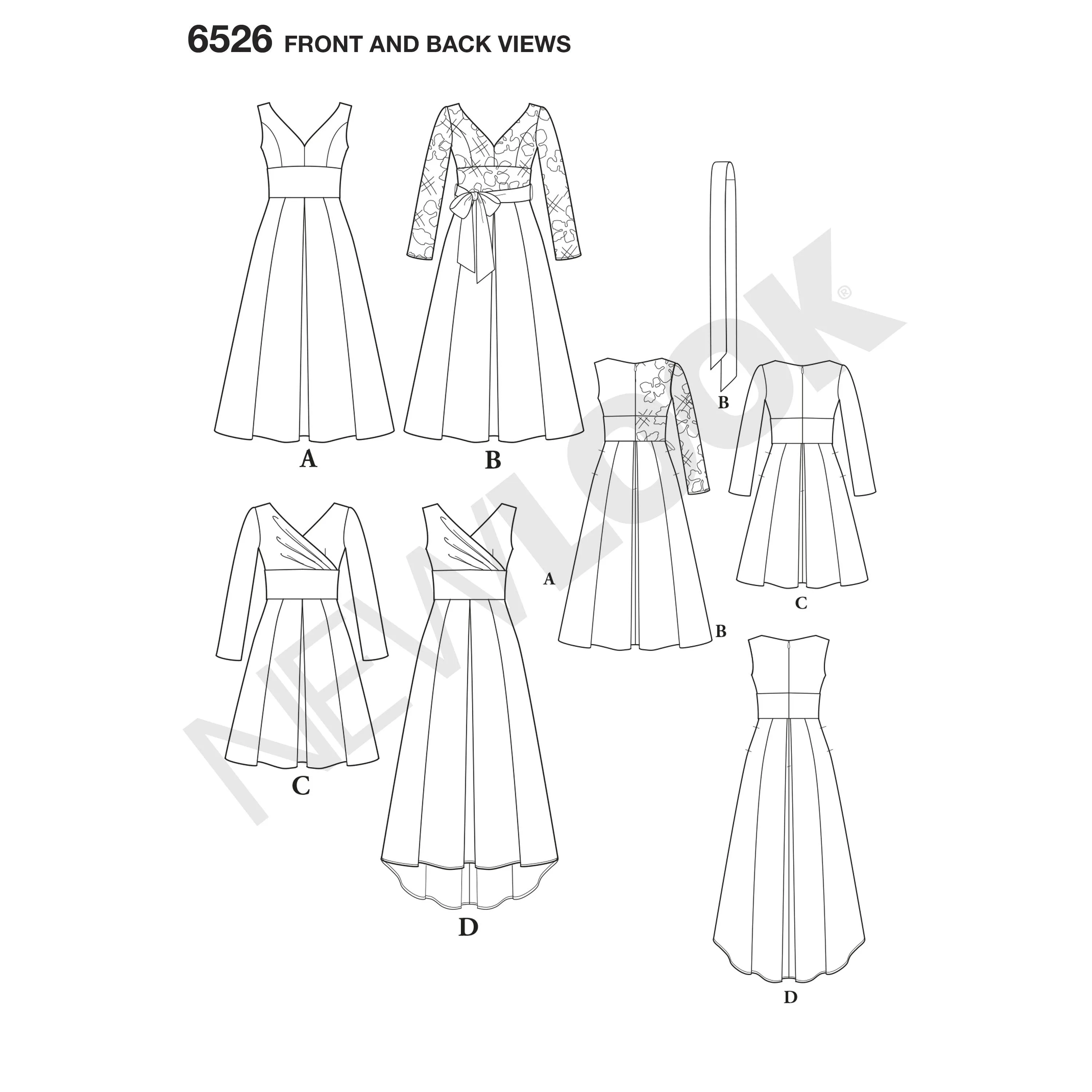 NL6526 Women's Dress Pattern