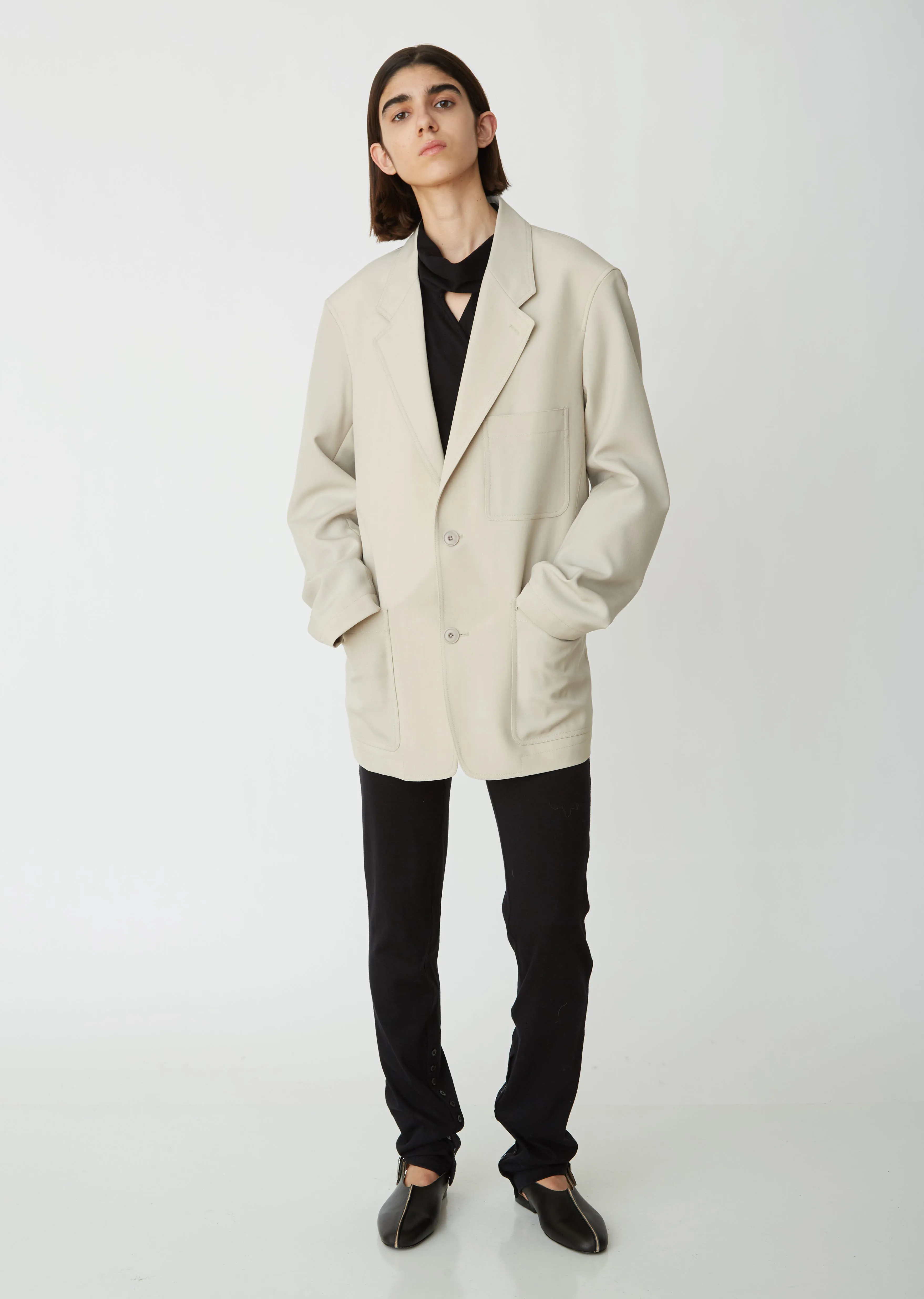 Oversized Virgin Wool Blazer