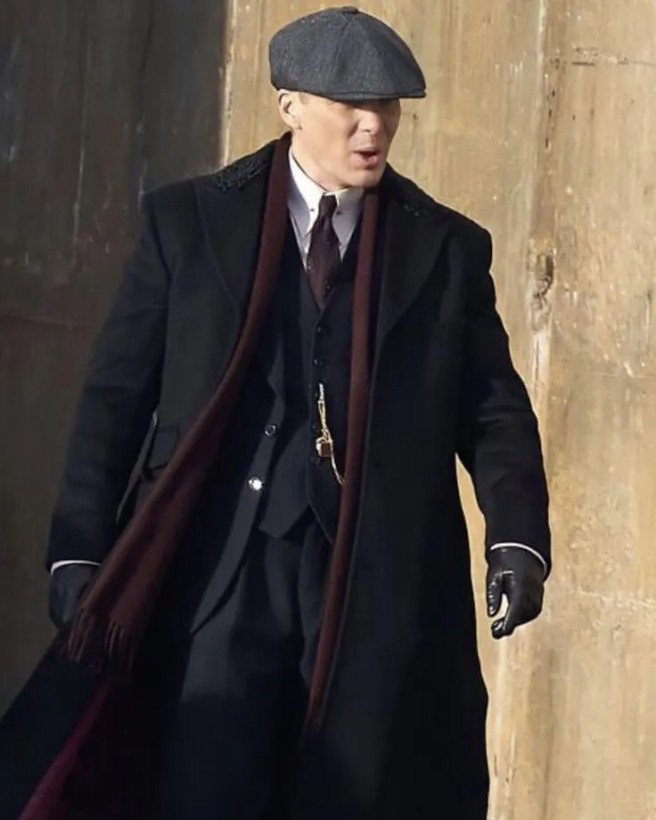 Peaky Blinders Tommy Shelby Black Coat