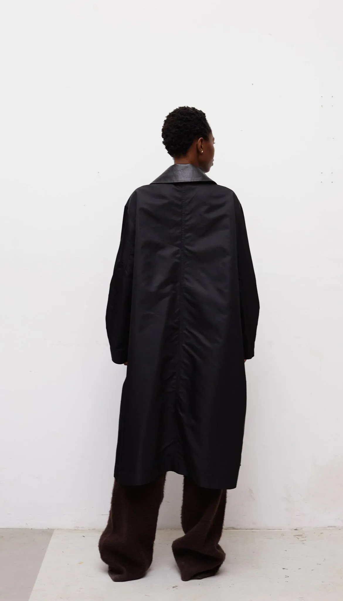 RECYCLED NYLON TRENCH COAT