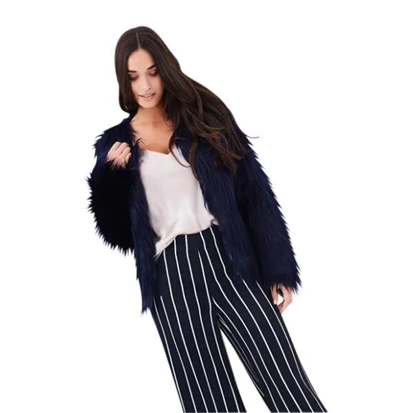 UNREAL FUR UNREAL DREAM JACKET IN NAVY