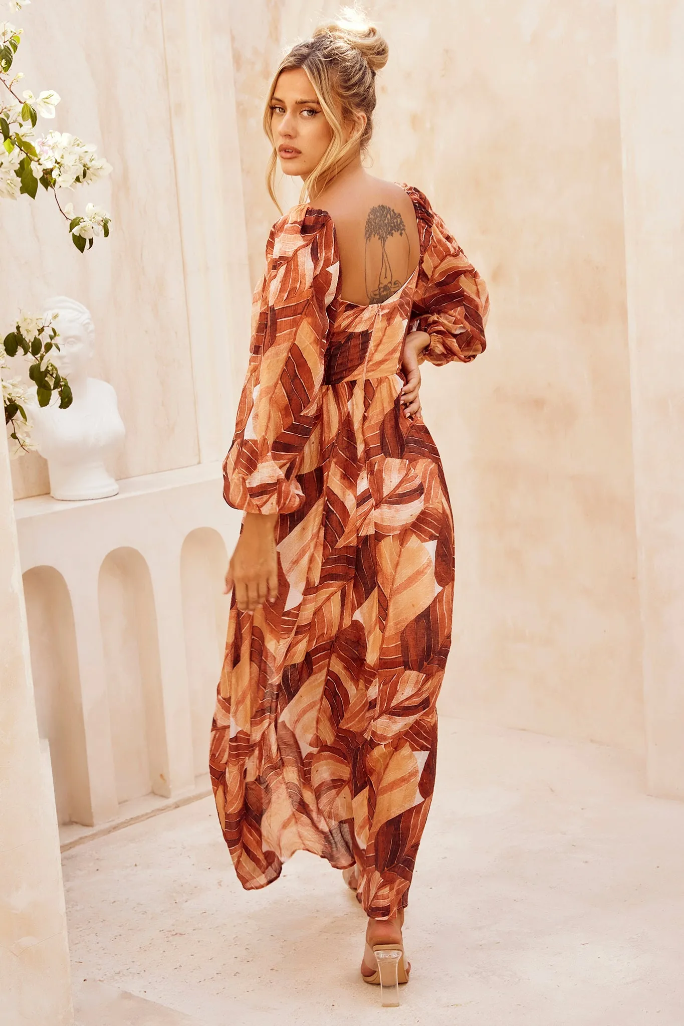 Wild Thing Maxi Dress - Tan