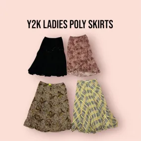 Y2K Ladies Poly Skirts